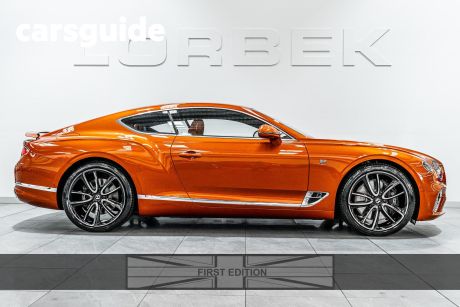 Red 2019 Bentley Continental Coupe GT First Edition