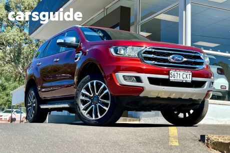Red 2020 Ford Everest Wagon Titanium (4WD 7 Seat)