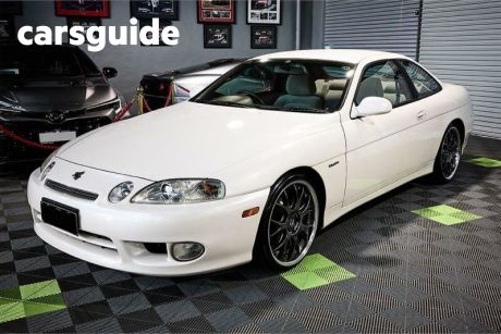 White 1997 Toyota Soarer Coupe Turbo GT-T