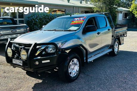 Silver 2018 Mazda BT-50 Dual Cab Chassis XT (4X4)