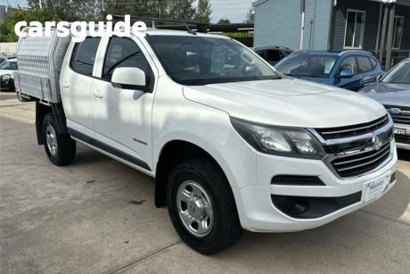White 2016 Holden Colorado Crew Cab Chassis LS (4X2)