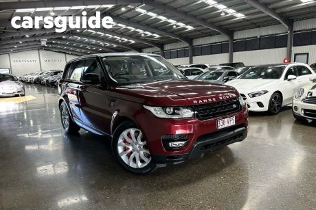 Red 2015 Land Rover Range Rover Sport Wagon SDV8 HSE