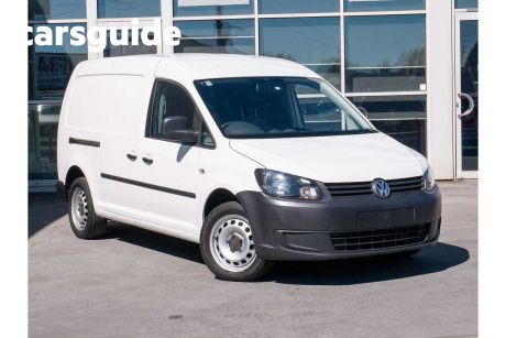 White 2013 Volkswagen Caddy Commercial TDI320