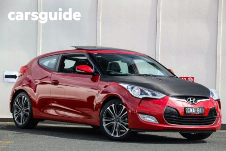 Red 2016 Hyundai Veloster Hatch Coupe D-CT