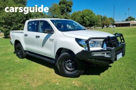 White 2020 Toyota Hilux Ute Tray Hilux 4x4 SR 2.8L T Diesel Automatic Double Cab