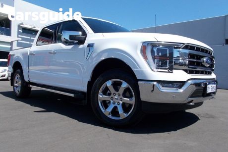 White 2023 Ford F150 Double Cab Pick Up Lariat SWB (4WD)