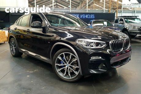 Black 2018 BMW X4 Coupe Xdrive 30I M Sport X