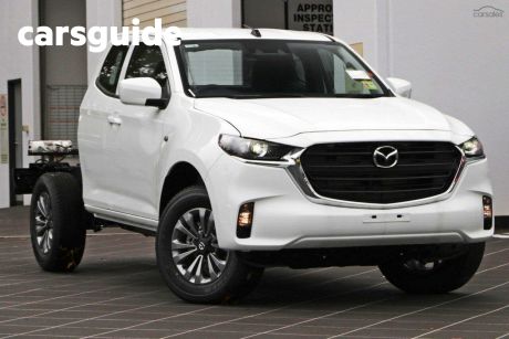 White 2023 Mazda BT-50 Freestyle Cab Chassis XT (4X2)