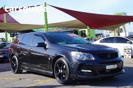 Black 2017 Holden Commodore Sportswagon SV6