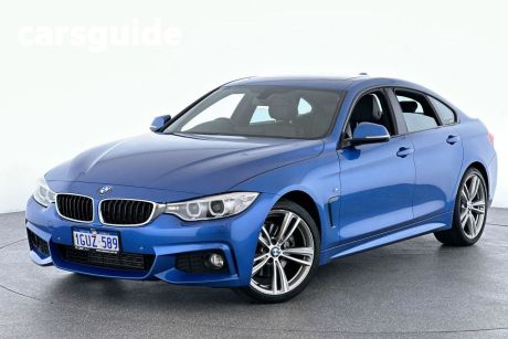 Blue 2014 BMW 420I Coupe Modern Line