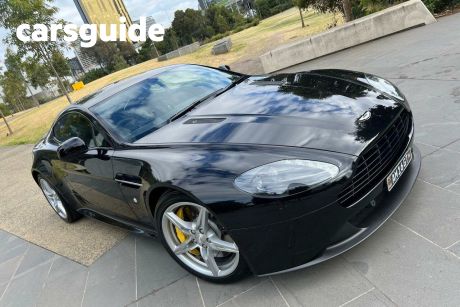 Black 2016 Aston Martin V8 Coupe Vantage GT