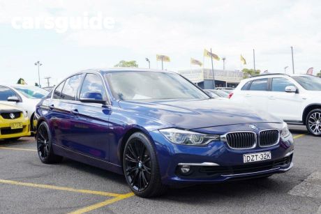 Blue 2018 BMW 330I Sedan Luxury Line