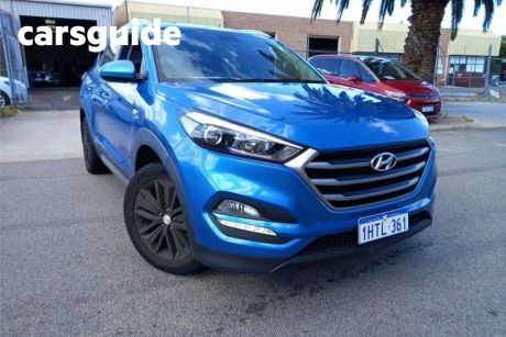 Blue 2016 Hyundai Tucson Wagon Elite (fwd)