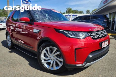 Red 2017 Land Rover Discovery Wagon TD6 HSE