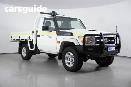 White 2022 Toyota Landcruiser 70 Series Cab Chassis LC79 GXL