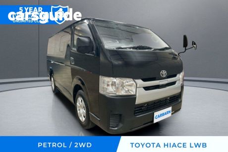Black 2020 Toyota HiAce Commercial