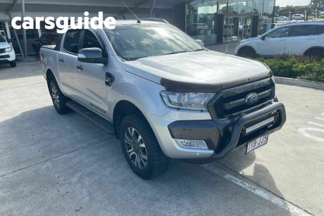 Silver 2018 Ford Ranger Double Cab Pick Up Wildtrak 3.2 (4X4)