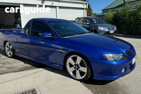 Blue 2001 Holden Commodore Utility SS