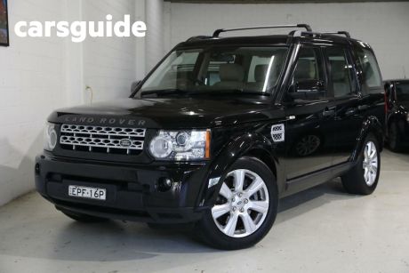 Black 2013 Land Rover Discovery 4 Wagon 3.0 SDV6 HSE