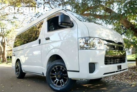 White 2022 Toyota HiAce Commercial 4WD HIGH ROOF 6 SEATER