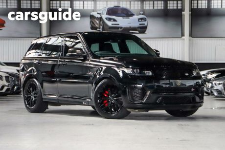Black 2015 Land Rover Range Rover Sport Wagon SVR
