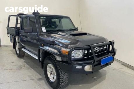 Grey 2018 Toyota Landcruiser Double Cab Chassis GXL (4X4)