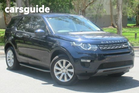 Blue 2015 Land Rover Discovery Sport Wagon SD4 SE