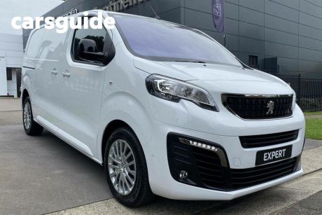 White 2023 Peugeot Expert Van Premium Short