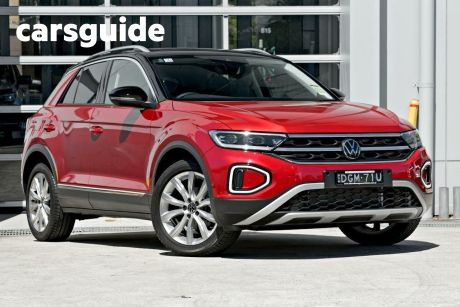 Red 2023 Volkswagen T-ROC Wagon 110TSI Style (restricted Feat)