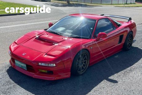 Red 1991 Honda NSX Coupe