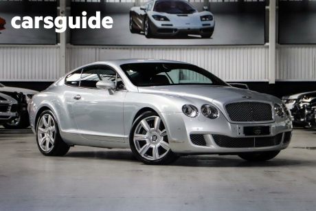 Silver 2009 Bentley Continental Coupe GT