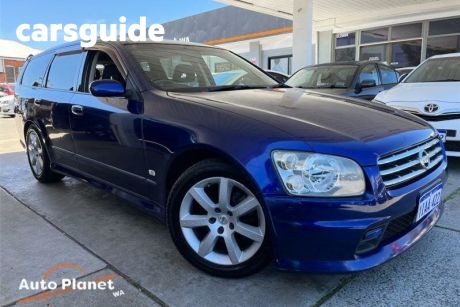 Blue 2001 Nissan Stagea Wagon RS4