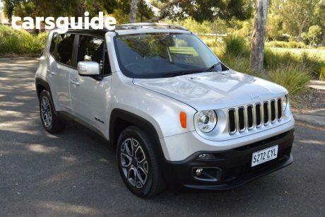 Silver 2015 Jeep Renegade Wagon Limited