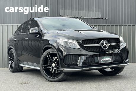 Black 2015 Mercedes-Benz GLE450 Coupe AMG 4Matic