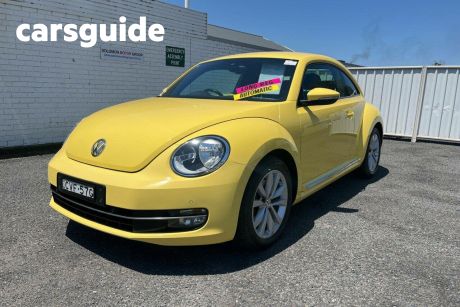 Yellow 2013 Volkswagen Beetle Hatchback