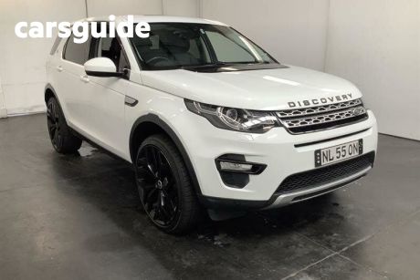 White 2016 Land Rover Discovery Sport Wagon TD4 180 HSE 7 Seat