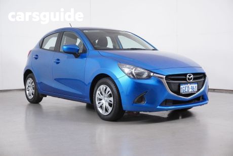 Blue 2017 Mazda 2 Hatchback NEO