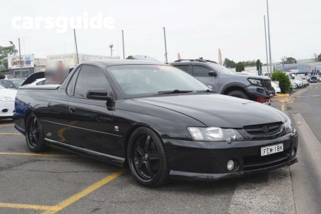 Black 2003 Holden Commodore Utility SS