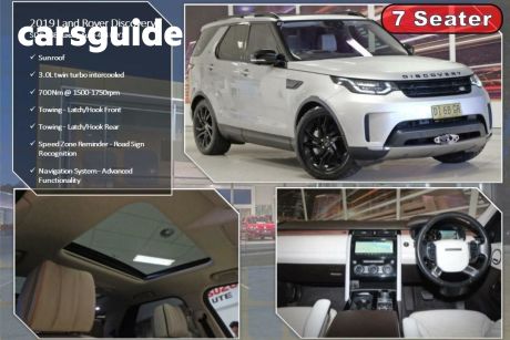 Silver 2019 Land Rover Discovery Wagon SD6 HSE Luxury (225KW)