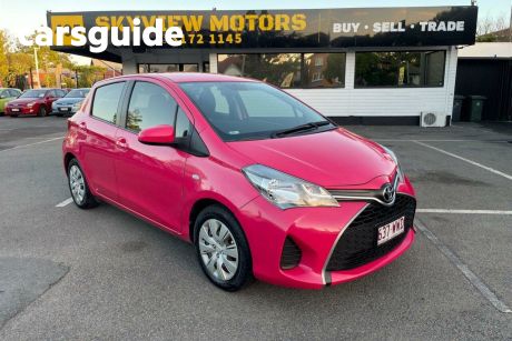 Red 2016 Toyota Yaris Hatch Ascent