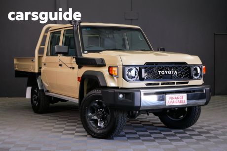 Beige 2023 Toyota Landcruiser 70 Series Double Cab Chassis LC79 GXL