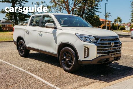 White 2023 Ssangyong Musso Crew Cab Pickup Adventure