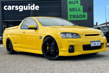 Yellow 2010 Holden Commodore Utility SS