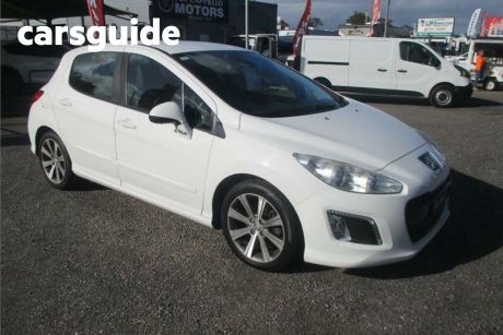White 2012 Peugeot 308 Hatchback Active HDI