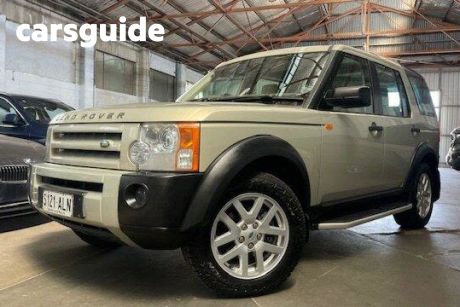 Beige 2008 Land Rover Discovery 3 Wagon SE