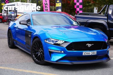 Blue 2020 Ford Mustang Fastback GT 5.0 V8