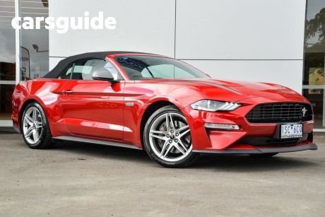 Red 2020 Ford Mustang Convertible 2.3 Gtdi
