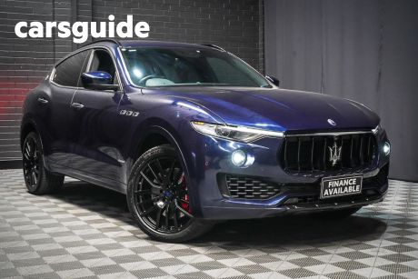 Blue 2018 Maserati Levante Wagon S Gransport