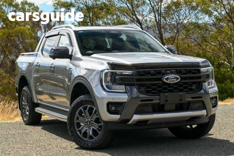 Silver 2022 Ford Ranger Double Cab Pick Up Wildtrak 3.0 (4X4)