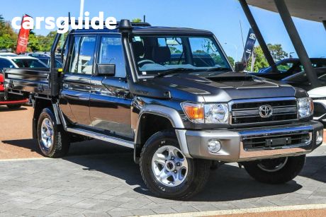 Grey 2022 Toyota Landcruiser 70 Series Double Cab Chassis GXL